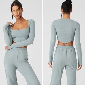 ALO Sage Long Sleeve Cropped Top
